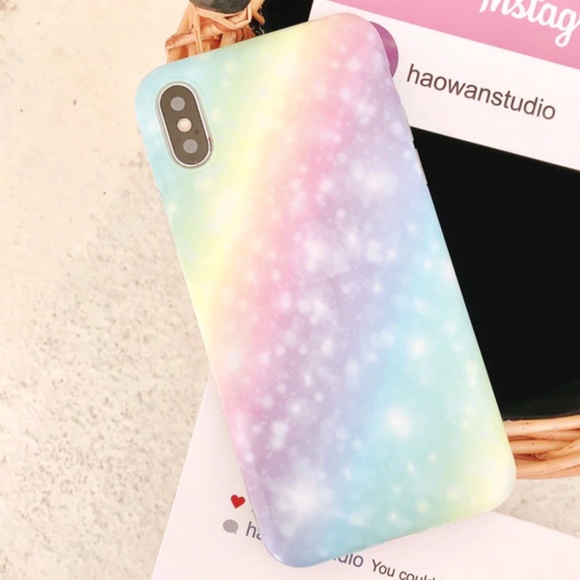 NEW iPhone X/XS Pastel Rainbow Case - Picture 5 of 5